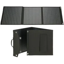 MESTIC Solarpanel Solarmodul MSFO-150 Camping Outdoor Tragbar Faltbar PERC 150 W