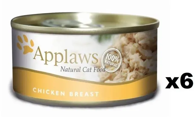 Applaws Cat Chicken Breast 6x156g (Rabatt für Stammkunden 3%)