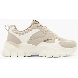 Chunky Sneaker - Damen - beige