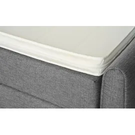 Möbel Kraft Boxspringbett 188 x 124 cm Grau