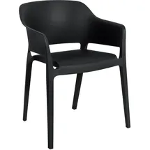 CLP Puebla Stapelstuhl 44 x 54 x 84 cm schwarz