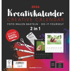 Kreativ-Kalender M - 2 in 1 - Kalender 2026
