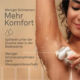 Braun Silk-épil 9 Flex 9-071 Weiß/Gold