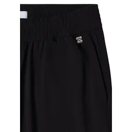Cecil High Waist Wide Leg Hose Schwarz XXL