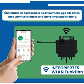 sunpro power Growatt NEO Wechselrichter 800M-X | PV WIFI Wechselrichter für Balkonkraftwerk