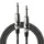 Stagg SGC3DL Pro Instrumenten-Kabel (Klinke auf Klinke, asymmetrisch, 3m), Schwarz
