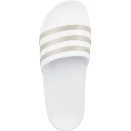 Adidas Adilette Aqua Cloud White / Platinum Metallic / Cloud White 47