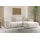 kaiser möbel Ecksofa, Eckcouch L form, Wohnzimmer Couch SIENA stoff Poso Beige Ottomane Rechts - Creme