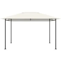 VidaXL Pavillon 384x281x270 cm Creme 180 g/m2