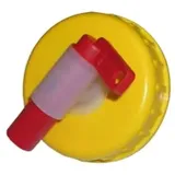 Aulich24 Getränke- und Wasserkanister | Lebensmittelecht BPA frei | Gastronomie Gewerbe Camping Wohnwagen | Robuste Qualität aus DE weiß (Auslaufhahn DIN 51, blau)