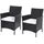 Proregal Gartensessel 59 x 83 x 60 cm anthrazit 2 St.