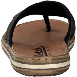 Rieker Herren 21084 Zehentrenner, Schwarz 40