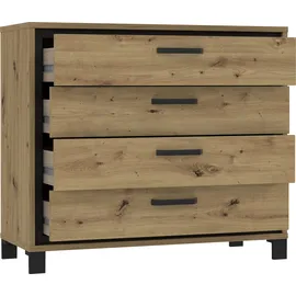 Forte Kommode Farida Holz Braun Eiche