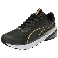 Puma Unisex Cell Glare Road Running Shoe, Dark Olive-Sun Stream Black, 42 EU