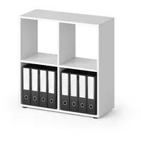 Vicco Tetra Raumteiler 72,6 x 72 cm Weiß