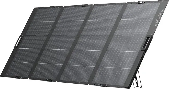 ECOFLOW 400W Tragbares SolarPanel 0% VAT, Faltbares Solarmodul für Delta Tragbare Powerstation, bifaziales Design, 25% Wirkungsgrad, IP68 wasserfest, Solaranlage für Outdoor Garten Balkon Camping