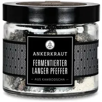 Ankerkraut Fermentierter langer Pfeffer, 140g im Tiegel, Finisher Krönung für Salat, Fleisch und Gemüse, Exklusiv Premium Pfeffer, Qualität und Genuss pur