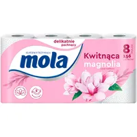 Mola Weißes Toilettenpapier Blühende Magnolie 8 Rollen