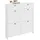 SoBuy Schuhschrank 100 x 107 x 19 cm mit 2 Schubladen / weiß