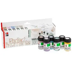 Marabu Marmorierfarben "Pastell", 6x 15 ml