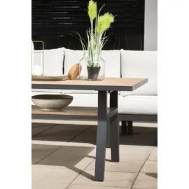 Primaster Gartenmöbel-Set Kos Aluminium in Holzoptik
