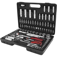 KS Tools 1/4 Zoll+1/2 Zoll CHROMEplus Steckschlüssel-Satz, 96-tlg.