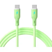 Akyga USB-C auf USB-C 1 m Grün
