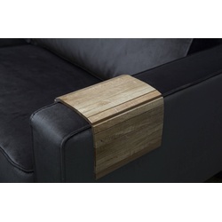 Sofatablett Holz Braun Eiche