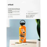 Cricut Sticker Set Waterproof A4 6 Bögen Translucent