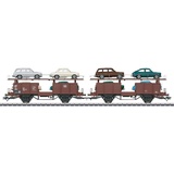 Märklin 46139 H0 Paar Autotransportwagen Laaes der DB Modellauto-Beladung VW Typ 3 1500 und 1600