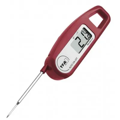 Preisvergleich Produktbild Wetterinstrumente TFA Klapp-Einstichthermometer (rot)