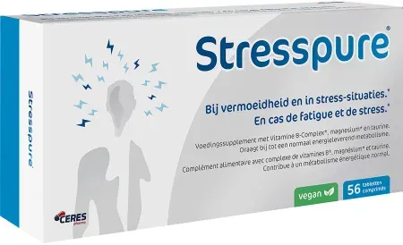 Stresspure Vitamine B- Complex + Magnesium 56 Tabletten