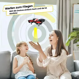 Holy Stone HS210 Mini Drohne für Kinder Anfänger,RC Quadcopter mit 3 Akkus Lange Flugzeit,Automatische Höhenhaltung,3D Flips,Headless Modus