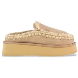 Mou für Damen. MU.FW681004A Clogs Eskimo Plattform beige Lederclogs (40), über 10cm, Keine, Lässig