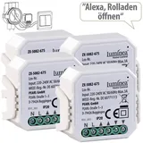 Luminea 4er-Set WLAN-Unterputzmodule für smarte Rollladen, App & Sprachbefehl