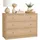 Wellhome Kommode Ebro 73 x 31 x 69 cm Eiche