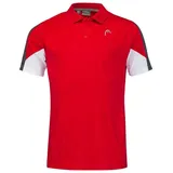 Head Club 22 Kurzarm-poloshirt - Red - M