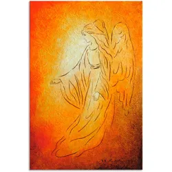 Artland Wandbild »Engel der Heilung - Engelkunst«, Religion, (1 St.), als Alubild, Outdoorbild, Leinwandbild, Poster, Wandaufkleber Artland Farbe Bild(er): orange