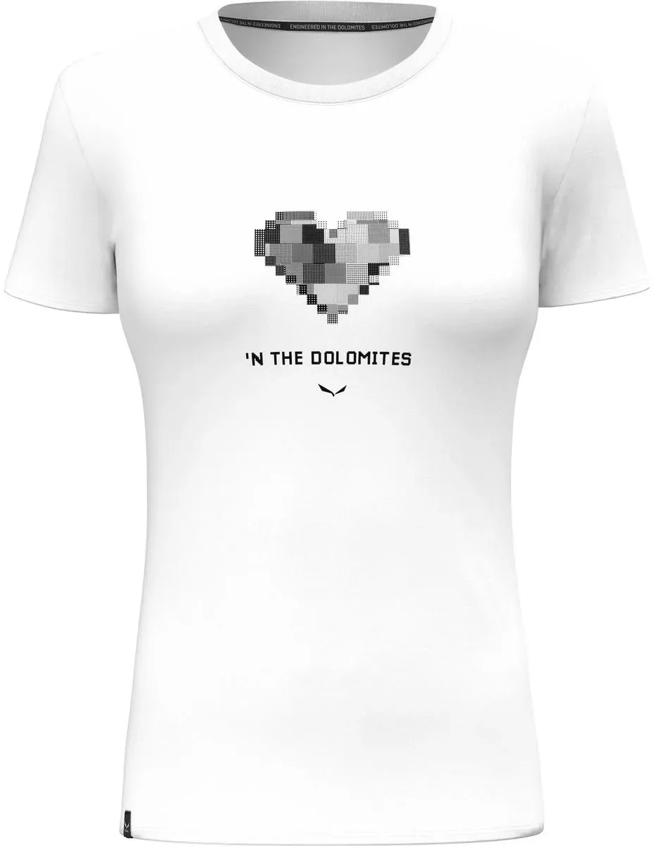Salewa Pure Heart Dry'ton W T-shirt white (0010) 40