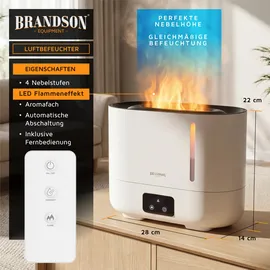 Brandson Aroma Diffuser Luftbefeuchter 3 l weiß