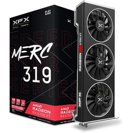 Pine Technology XFX Speedster MERC 319 AMD Radeon RX 6700 XT Black Gaming 12 GB GDDR6