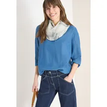 Cecil Loop CECIL, Damen, Gr. onesize, vanilleweiß, Web, 100% Baumwolle, Modetücher Loop, mit Leomuster