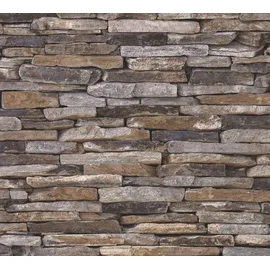 A.S. Création Livingwalls selbstklebendes Panel pop.up Panel 3D in Stein Optik fotorealistisch Naturstein 2,50 m x 0,52 m beige braun creme Made in Germany 955721 95572-1