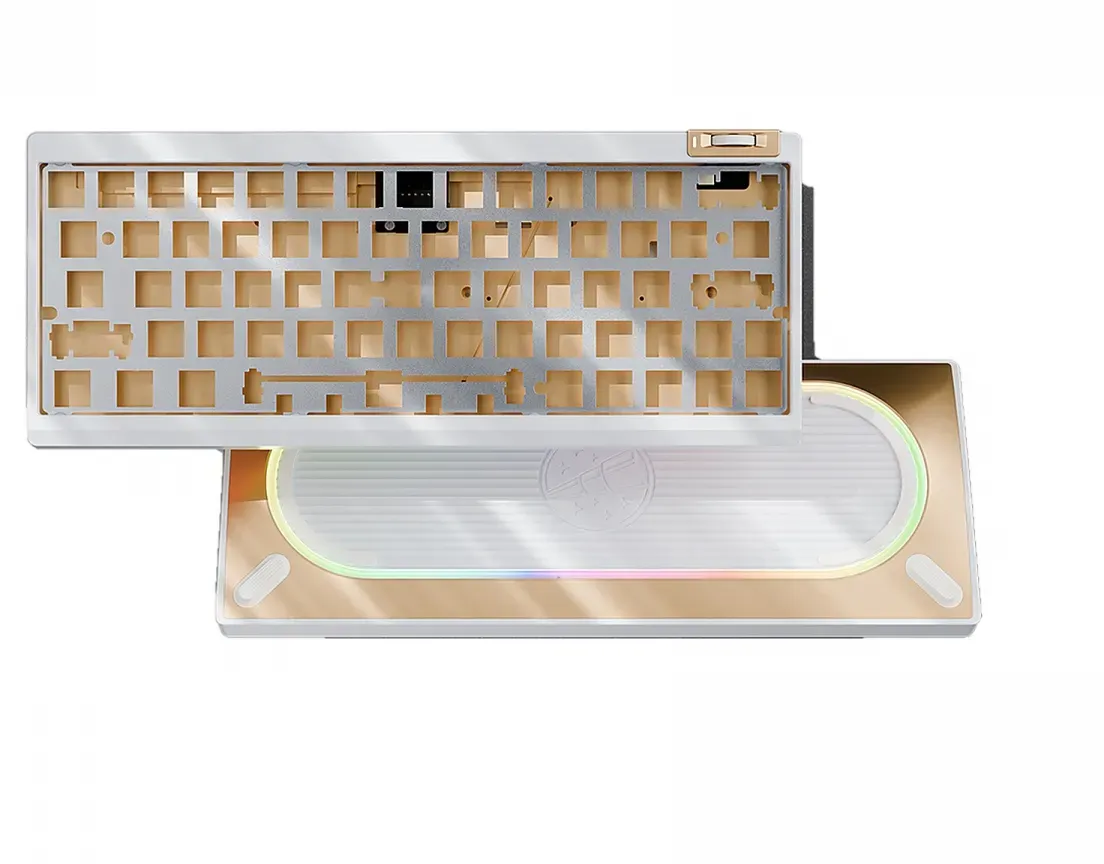 Wuque Studio Zoom64 Gehäuse-Kit - Moonstone White