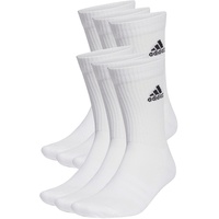 adidas Cushioned Sportswear Crew Socks 6er Pack white/black 37-39