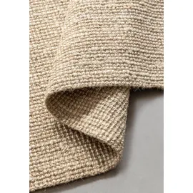 OTTO home Teppich OTTO HOME "Avot Juteteppich", beige (naturweiß), B:60cm H:10mm L:90cm, Jute, Teppiche, Teppich, 100% Jutefaser, Läufer, Esszimmer, Wohnzimmer, Skandi