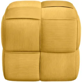 CLP Sitzhocker Cord Forinta gelb