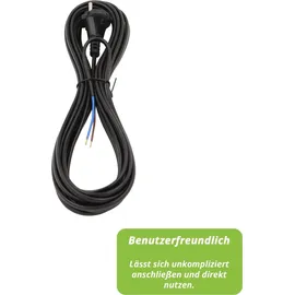 Staubsaugerladen.de Ihr Partner für Geräte und Zubehör Ersatzkabel Universal Staubsauger Anschlusskabel 6 m Schwarz