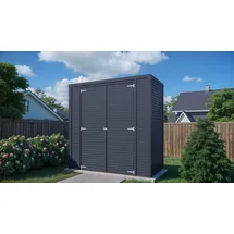 BERTILO Box 1 2,07 x 1,10 m Schwarz