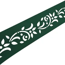 zaun|zu® Sichtschutzzaun 255 cm Grün wetterbeständig